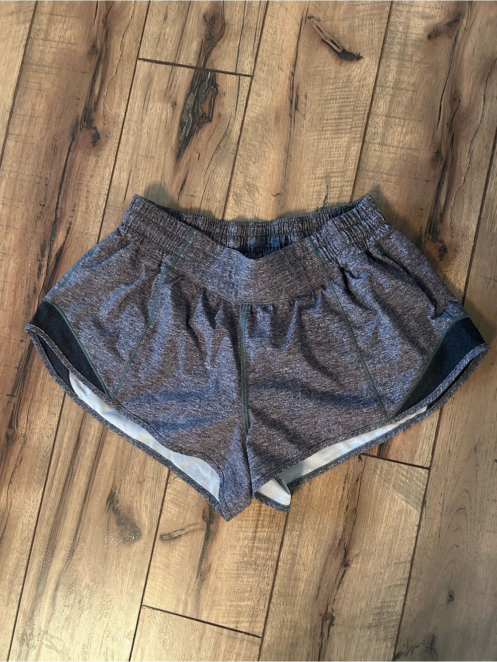 lululemon athletica Heathered Gray Athletic Shorts